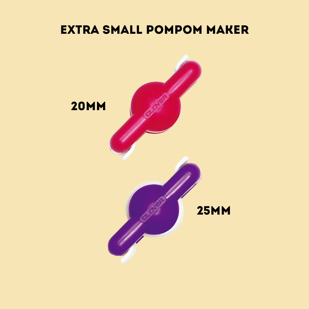 Clover Pompom Makers - Extra Small (3127) - 20mm & 25mm